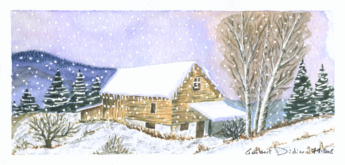 Paysage de neige 2002 - N°5