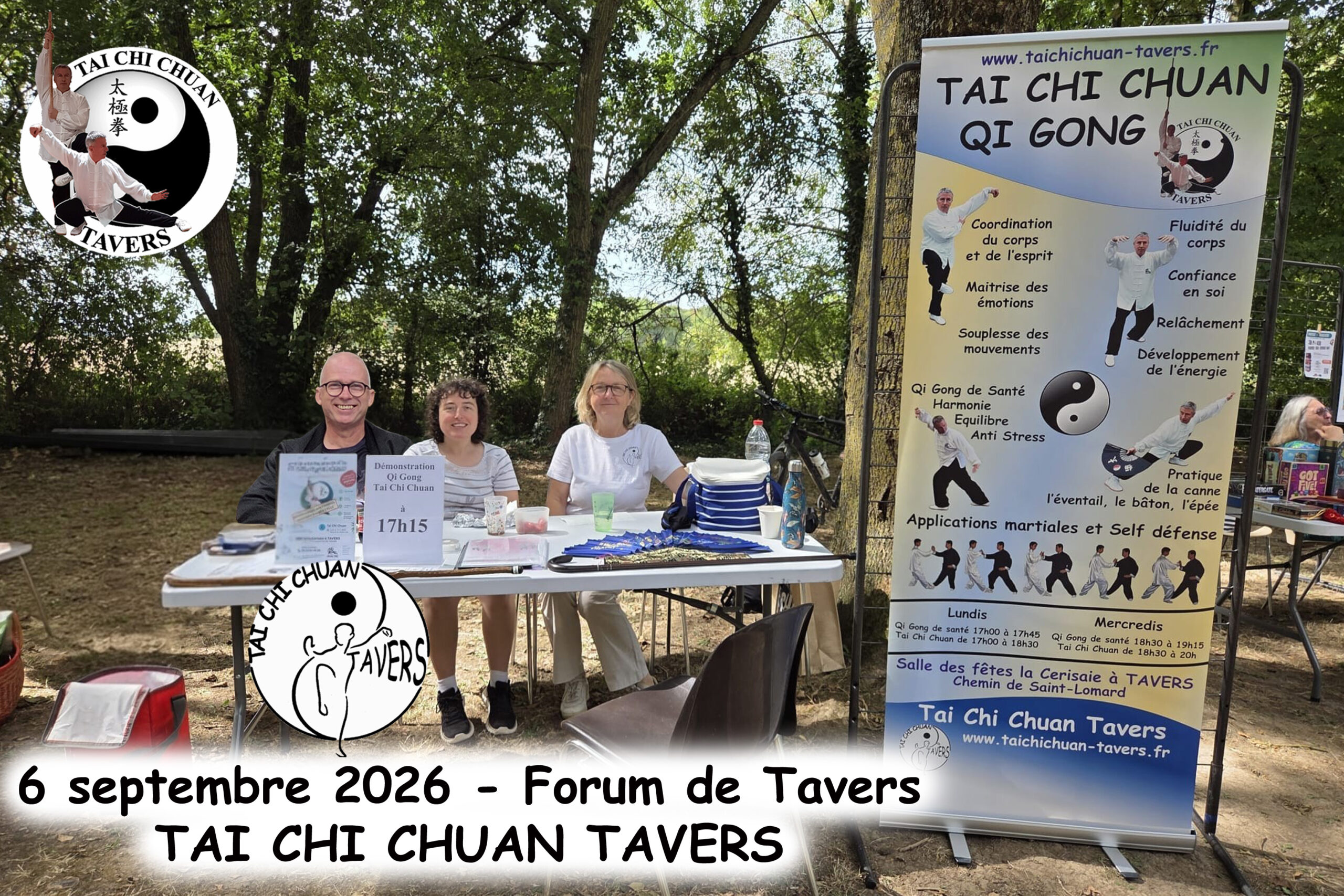Forum de Tavers — stand Tai Chi Chuan Qi Gong · 6 septembre 2026