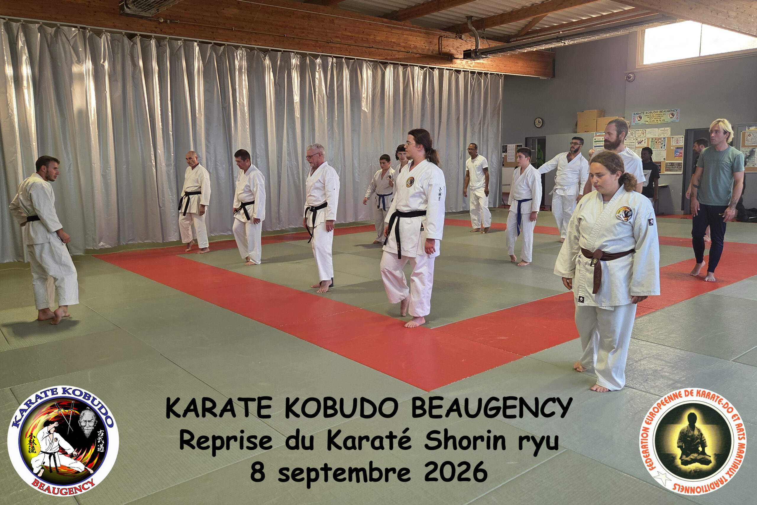 Reprise du Karaté Shorin ryu au KKB - 8 septembre 2026