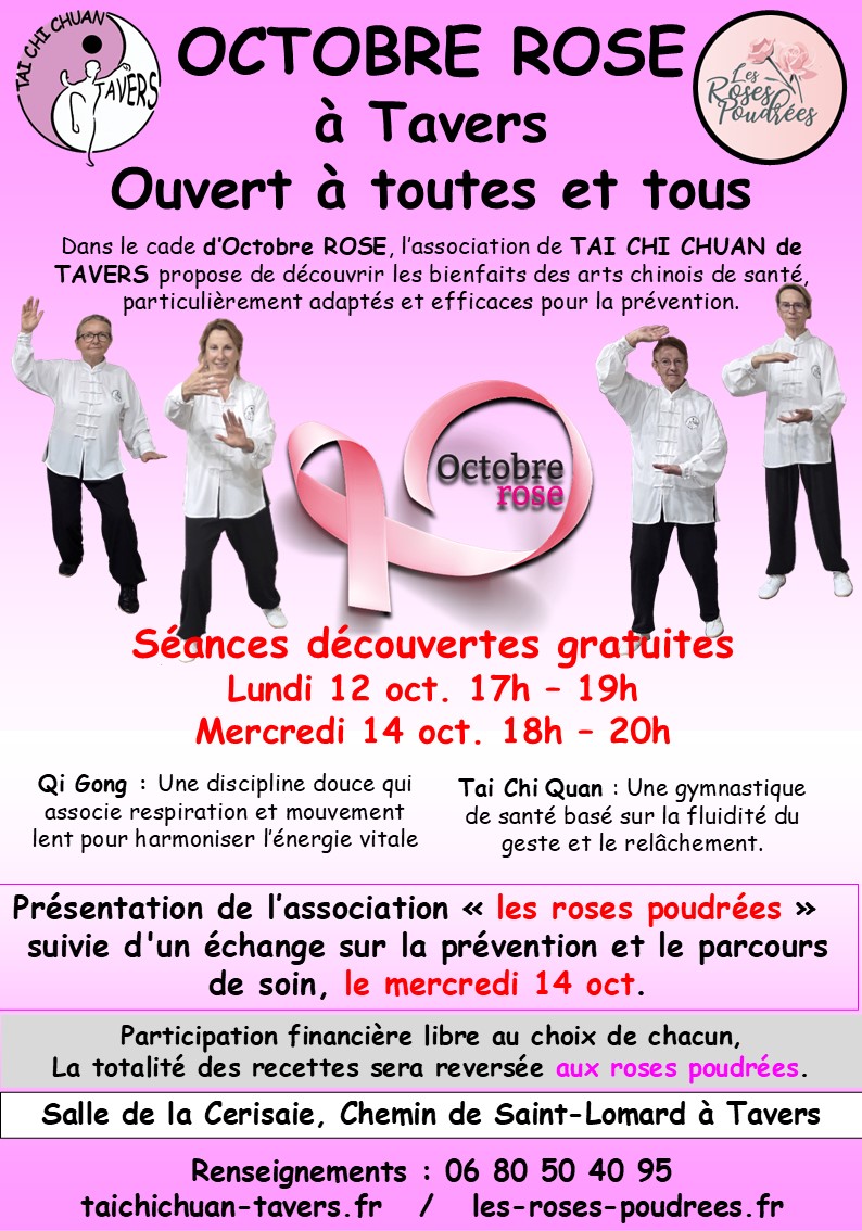 Octobre Rose 2026 - Tai Chi Chuan Tavers