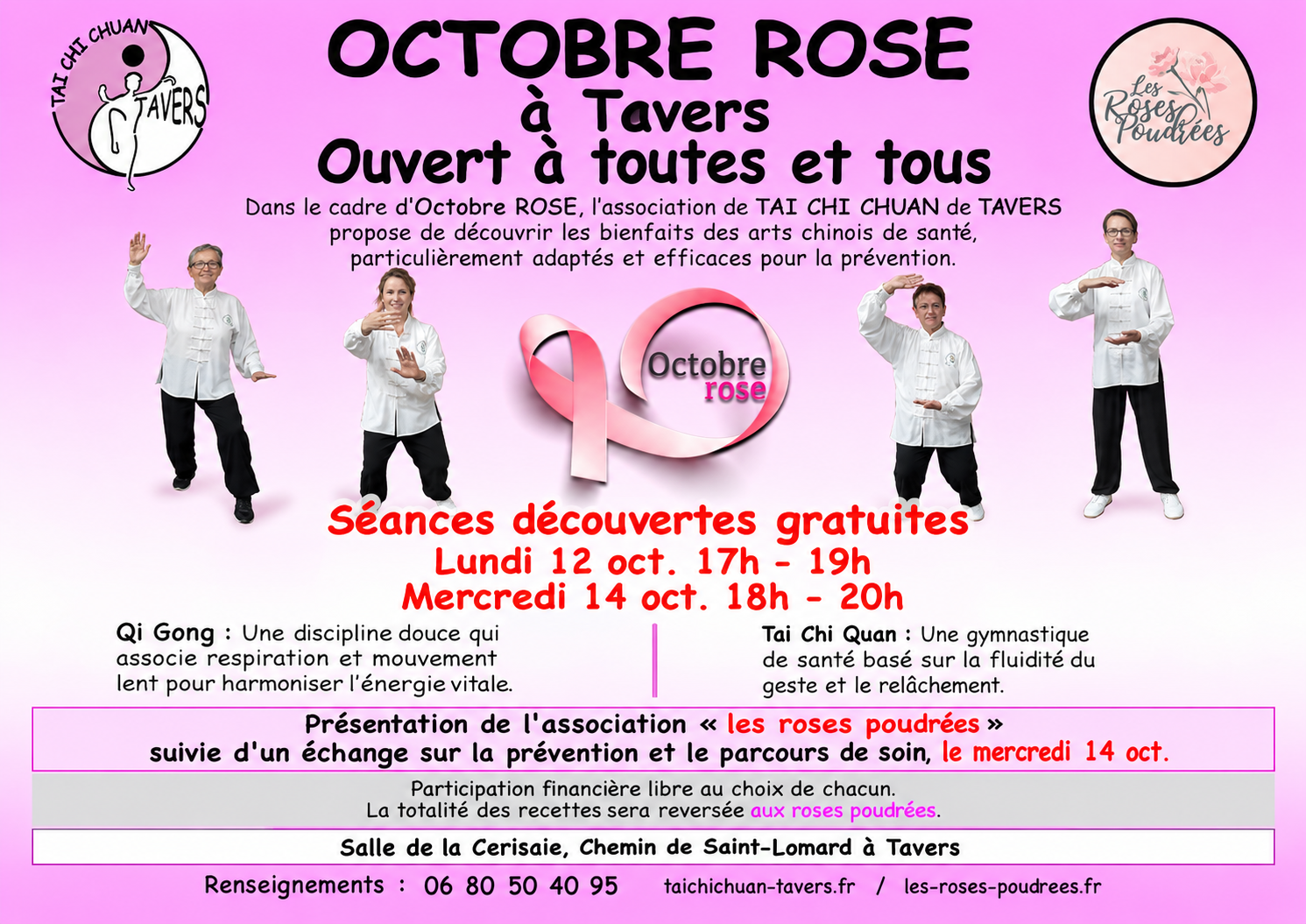 Octobre Rose - Tai Chi Chuan Tavers